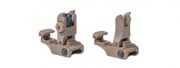 Tac 9 Industries Folding Back Up Sight Set (FDE)