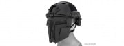WoSport Adjustable T-Shaped Mesh Full Face Mask (Black)