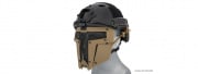 WoSport Adjustable T-Shaped Mesh Full Face Mask (Tan)