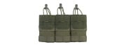 Wosport MOLLE Triple 556 Magazine Pouch (OD Green)