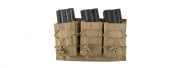 Lancer Tactical 1000D Nylon MOLLE Triple AR Mag Pouch (Tan)