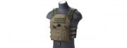 Lancer Tactical Lightweight Molle Tactical Vest with Retention Cords (OD Green)