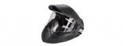 Lancer Tactical Full Face Airsoft Mask w/ Visor (Black)