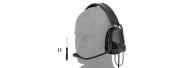Airsoft C5 Tactical Communication Headset w/ Noise Reduction (Black)