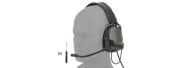Airsoft C5 Tactical Communication Headset w/ Noise Reduction (OD Green)