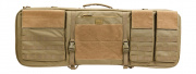 Lancer Tactical 1000D Nylon 3-Way Carry 35" Double Rifle Gun Bag (Tan)