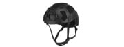 Tactical High Cut Airsoft Helmet Sandblasted Version (Black)