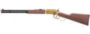 Double Bell M1894 CO2 Powered Lever Action Airsoft Rifle (Gold/Imitation Wood)