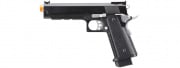 Double Bell Green Gas Hi-Capa 5.1 Gas Blowback Airsoft Pistol (Black/Silver)