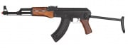 LCT LCK47S AEG Airsoft AEG Rifle w/ Real Wood (Black/Wood)