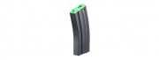 Lancer Tactical Metal Gen 2 300 Round High Capacity Airsoft Magazine for M4/M16 (Black & Green)