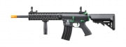 Lancer Tactical LT-12 RIS Gen 2 EVO M4 AEG Airsoft Rifle Core Series (Black & Green)