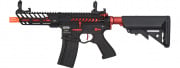 Lancer Tactical Battlehawk 14" Carbine ProLine ETC & Full Metal AEG Airsoft Rifle (Black/Red/High FPS)