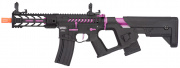 Lancer Tactical Enforcer BATTLE HAWK 7" Skeleton ProLine ETC & Full Metal AEG Airsoft Rifle w/ Alpha Stock (Black/Purple/Hi