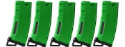 Lancer Tactical 130 Round High Speed Mid-Cap Magazine (5 pack/Green)