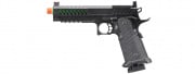 Lancer Tactical Knightshade Hi-Capa Gas Blowback Airsoft Pistol w/ Red Dot Mount (Green)