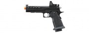 Lancer Tactical Stryk Hi-Capa 5.1 Gas Blowback Airsoft Pistol w/ Reflex Red Dot Sight (Black)