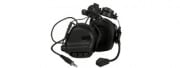 Earmor Tactical Headset M32H Mod 3 with Helmet Adapter (Black)