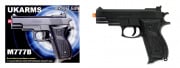 UK Arms M777B Spring Airsoft Pistol (Black)