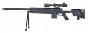 Well MB4407 Bolt Action Airsoft Sniper Rifle With Scope And Bipod (Black)