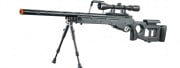 WellFire SV98 Bolt Action Airsoft Sniper Rifle w/ Scope and Bipod (Gray)