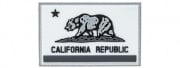G-force California Republic PVC Morale Patch (Black/Gray)