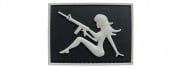 G-Force Mudflap Girl With Rifle PVC Right Facing Patch (Option)