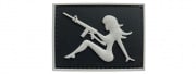 G-Force Mudflap Girl With Rifle PVC Right Facing Patch ( Option )