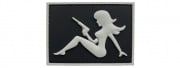 G-Force Mudflap Girl With Pistol PVC Right Facing Patch (Option)