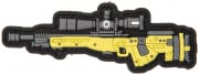 Lancer Tactical 3D AWM PVC Patch (Yellow/Gray)