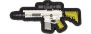 Lancer Tactical 3D SR25 PVC Patch (White/Yellow/Gray)