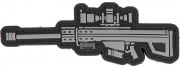 Lancer Tactical 3D M82 PVC Patch (Gray)