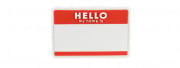 G-Force Hello My Name Is PVC Patch (Red)
