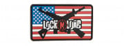 G-Force Lock N Load American Flag And Rifle PVC Patch