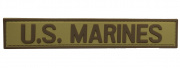 G-Force U.S. Marines PVC Morale Patch (Brown/Tan)