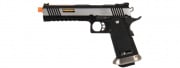 WE-Tech Hi-Capa 6" IREX Competition Full Auto Gas Blowback Airsoft Pistol (Black/Silver/Gold)