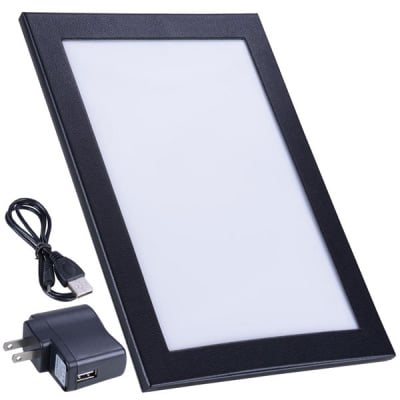 8-1/2" x 11" Single Panel LED Backlit Menu Cover Illuminated