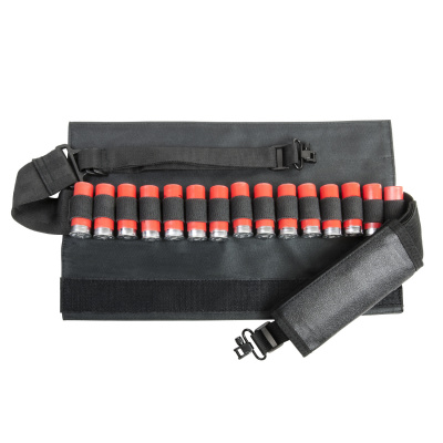 VISM Shotgun Bandolier Sling w/ Sling Swivel ( Black )