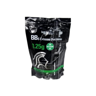 Lancer Tactical Extreme Precision Outdoor .25g 4000 ct. BBs ( White )