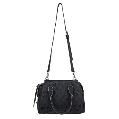 VISM Daisy Crossbody Satchel ( Black )