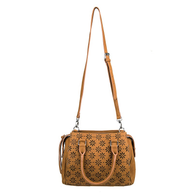 VISM Daisy Crossbody Satchel ( Brown )