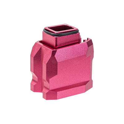 CTM CNC Aluminum Mag Extension Plate for TM Hi-Capa GBB Airsoft Pistols (Pink)