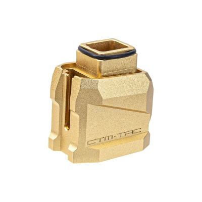 CTM CNC Aluminum Mag Extension Plate for TM Hi-Capa GBB Airsoft Pistols (Gold)