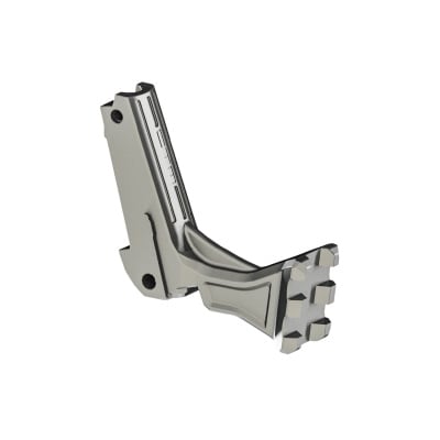 CTM CNC UnderMount Picatinny Stock Adapter for Hi-Capa Pistols (Silver)