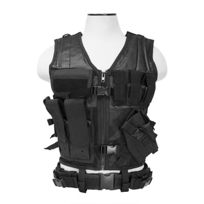 VISM Tactical Crossdraw Vest ( Black / XL - XXL )