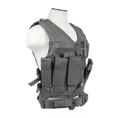 VISM Tactical Crossdraw Vest ( Gray / XL - XXL )