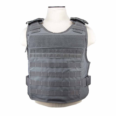 VISM Plate Carrier w/ Hard Armor Pockets ( Urban Gray / Med - 2XL )
