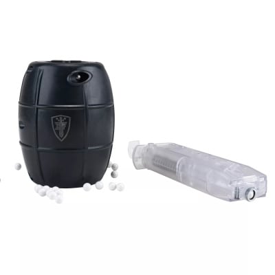 Elite Force Hailstorm Green Gas Airsoft BB Grenade (Black)
