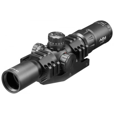 AIM Sports Recon 1.5-4X30mm Mil Dot Rifle Scope ( Black )