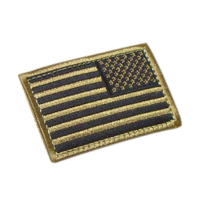 Condor Outdoor US Flag Patch ( Reverse /  Coyote Brown )